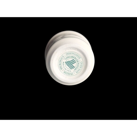 Longaberger Pottery Traditions Holly Votive Candle Holder - Picture 5 of 5